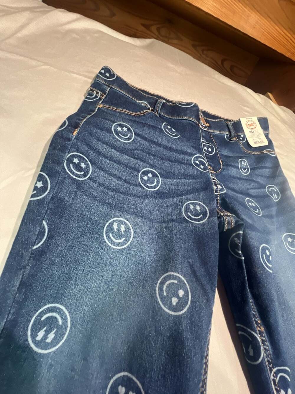 Wonder Nation Smiley Face Print Jegging Size XXL (18) - Picture 2 of 6
